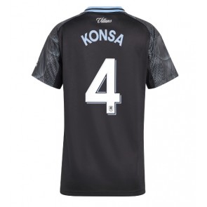 Aston Villa Ezri Konsa #4 Bortatröja Kvinnor 2025-26 Kortärmad